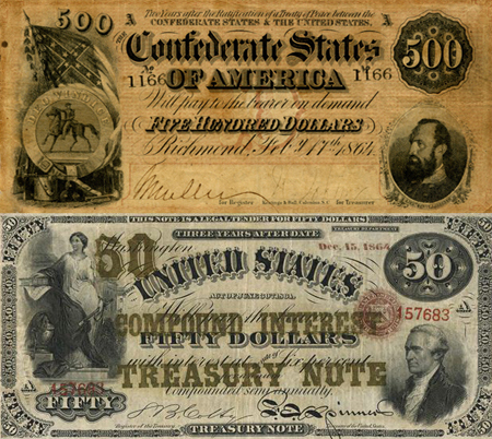 American Civil War Famous UNION GENERALS Genuine Legal Tender U.S $2 Bill GRANT 