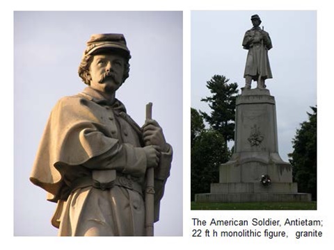 Private Soldier Monument Antietam 11 X 14 American Civil war art print